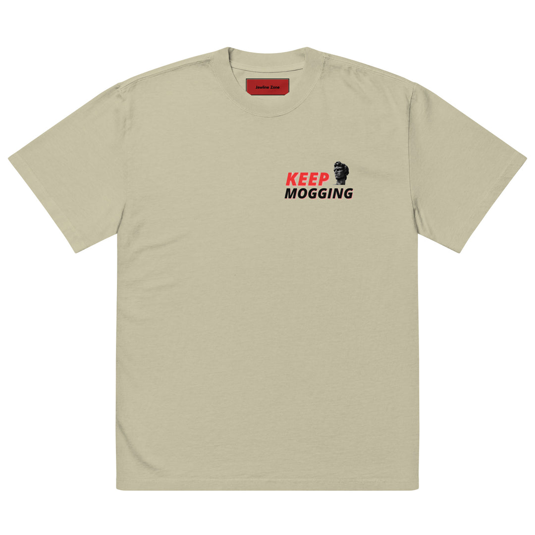 "Keep Mogging" T-Shirt - Oversized/Relaxed Streetwear Fit