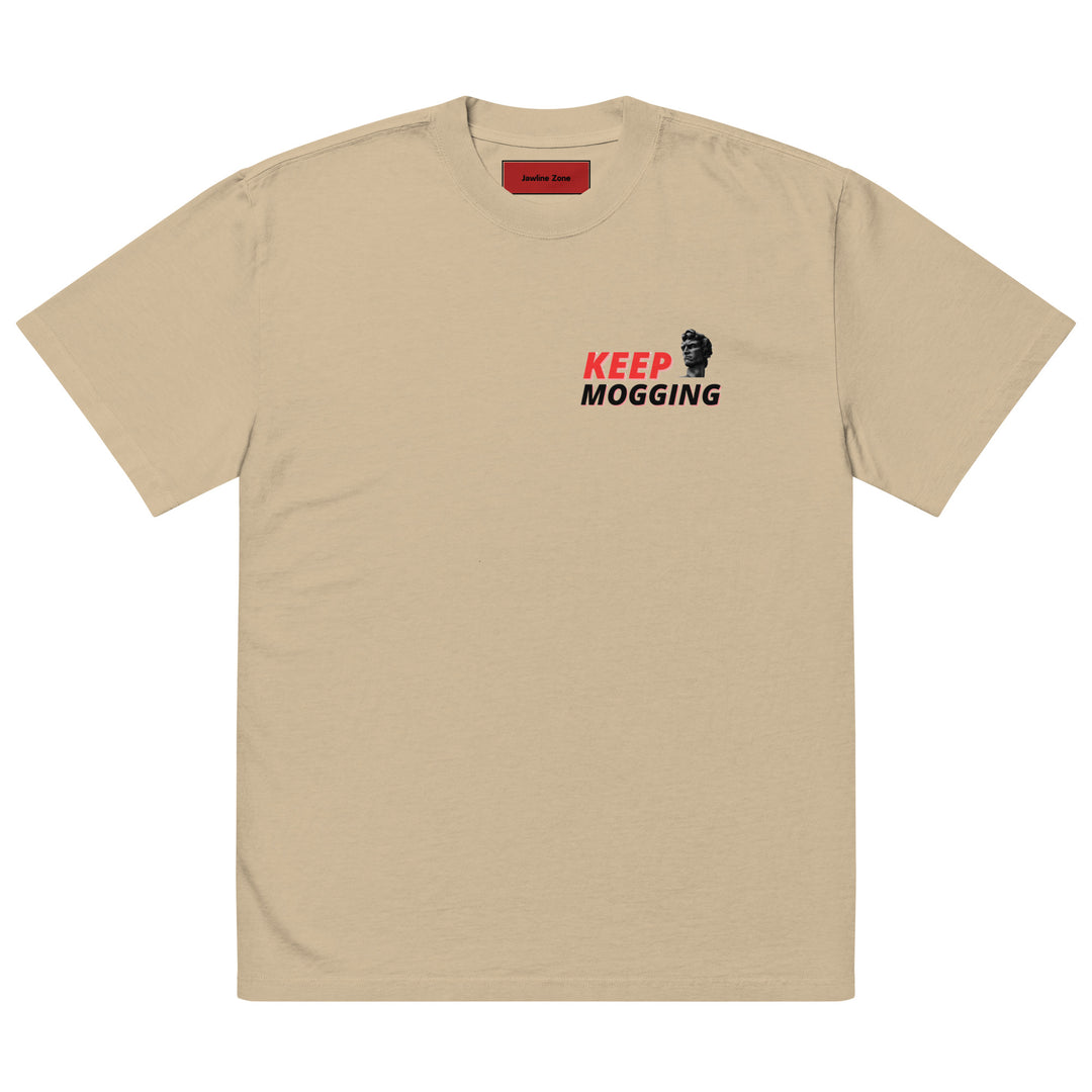 "Keep Mogging" T-Shirt - Oversized/Relaxed Streetwear Fit